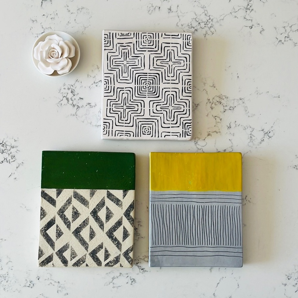 Concrete Minimalist Wall Art Set - Picture 2 of 10